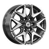 Диски КиК 7.5\R18 6*139.7 ET50 d92.5 Алмаз черный