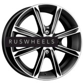 Диски КИК 5x13/4x98 ET35 D58,5 Флэш (КС710) Алмаз черный