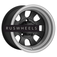 Диски LS 10x15/5x139,7 ET-45 D108,1 889 MBL (конус, Колпак+лого)