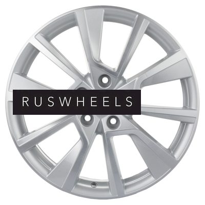 Диски Khomen Wheels 7x18/5x112 ET43 D57,1 KHW1802 (Kodiaq/Tiguan) F-Silver-FP