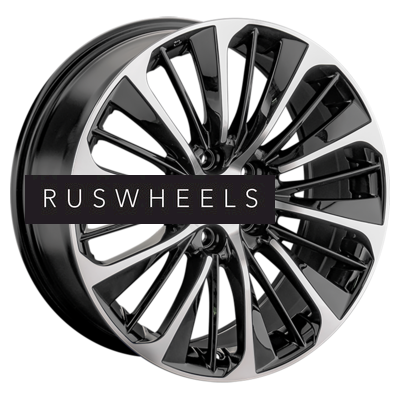 Диски Replay 8x20/5x114,3 ET30 D60,1 LX141 BKF (конус, C570)