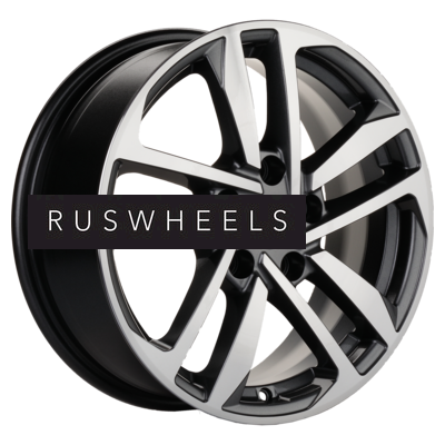 Диски Khomen Wheels 6,5x16/5x114,3 ET45 D60,1 KHW1612 (Toyota/Suzuki) Gray-FP