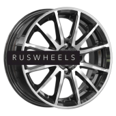 Диски КИК 5,5x14/4x98 ET35 D58,5 Квант (КС960) Алмаз черный