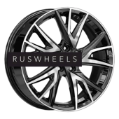 Диски КИК 6,5x18/5x114,3 ET37 D66,6 Кайлас (КС1054) Алмаз черный Диски КИК 6,5x18/5x114,3 ET37 D66,6 Кайлас (КС1054) Алмаз черный