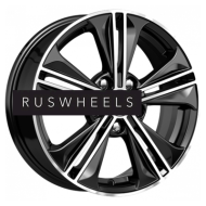 Диски КИК 6x16/5x112 ET48 D57,1 КС778 Алмаз черный