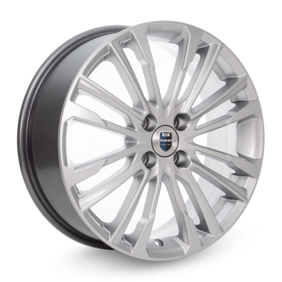 Диски КиК  Сильверстоун (КС770)  6,5\R17 4*100 ET35  d67,1  Сильвер SK  [74563SK]