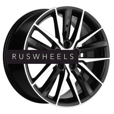 Диски Khomen Wheels 8x18/5x112 ET39 D66,6 KHW1807 (A6/Q5) Black-FP