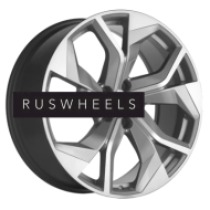 Диски Khomen Wheels 8,5x20/5x112 ET20 D66,5 KHW2006 (Q8) Brilliant Silver-FP