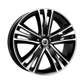 Диски КиК  Атлас (КС661М)  8,5\R20 5*114,3 ET45  d64,1  Алмаз черный  [78470]  <С>  Fb max 950 kg